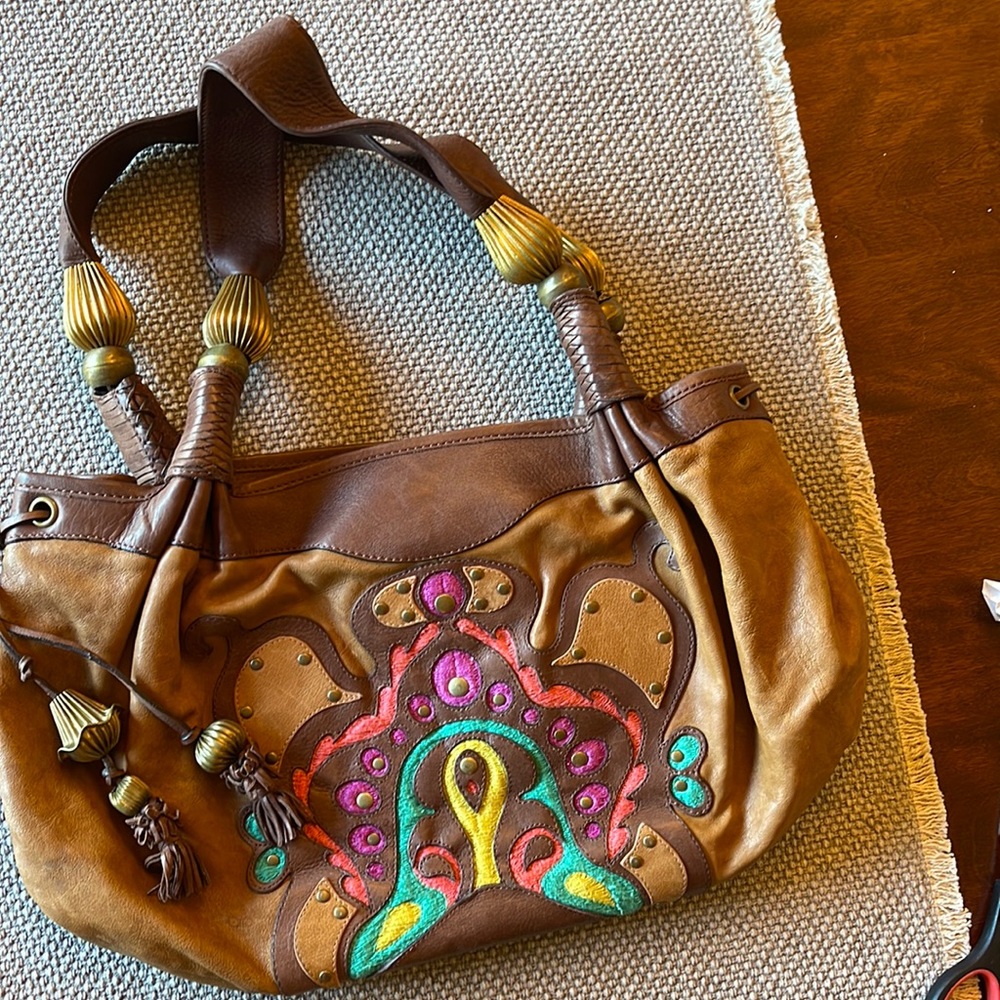 G Series by Cole Haan 90’s leather hobo